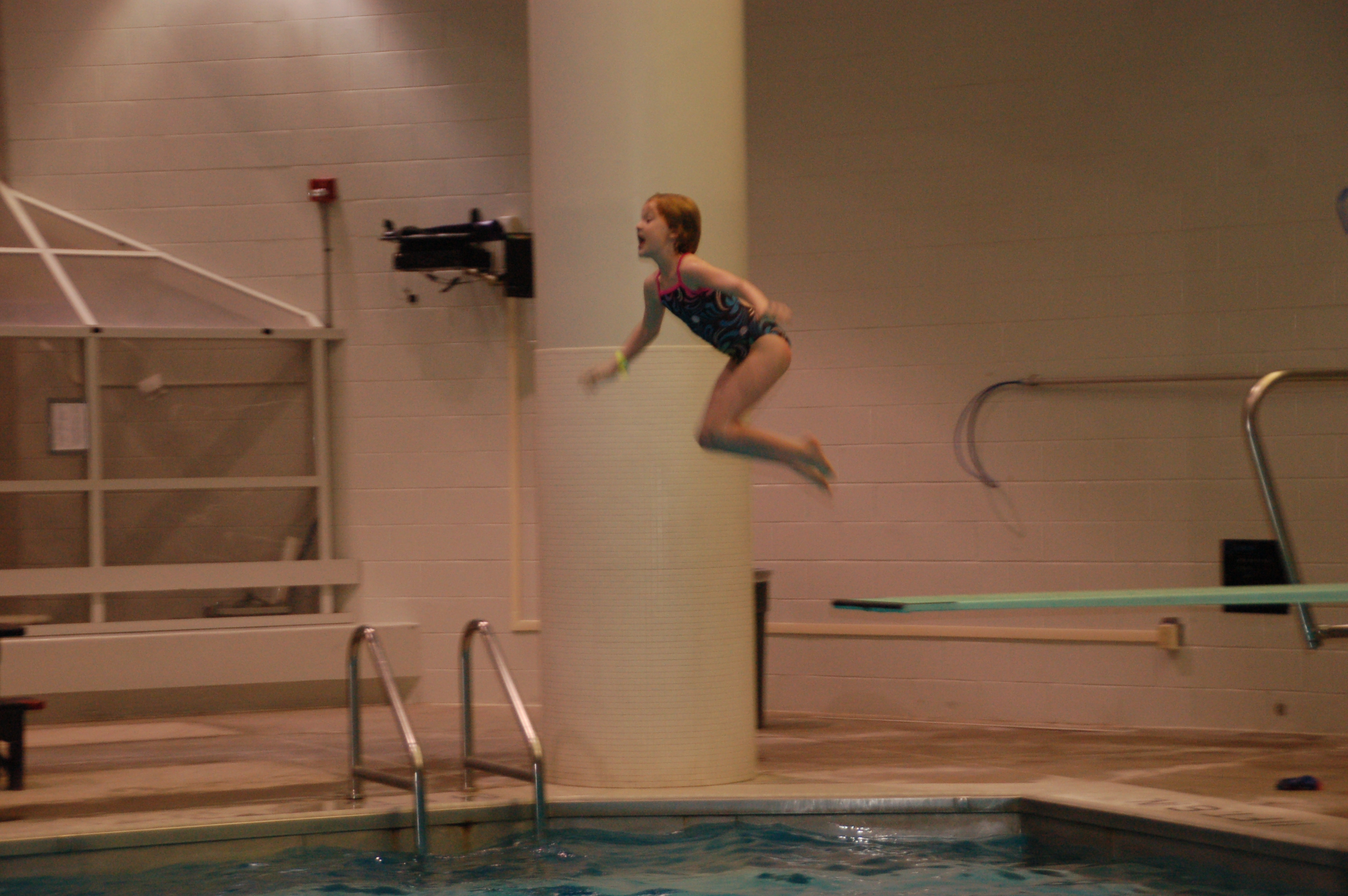 Everyone has fun at a birthday party at the LHS Pool!
